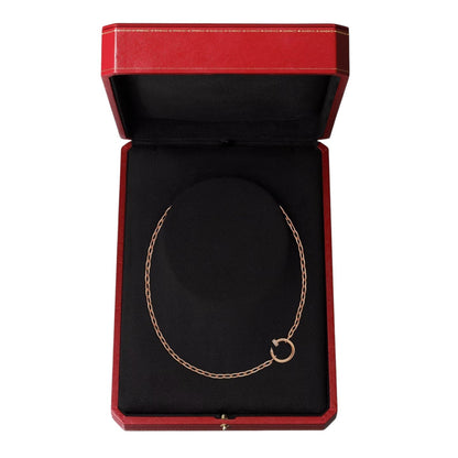 [AW]CLOU DIAMOND NAIL PENDANT NECKLACE