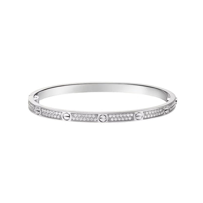 [AW]CLASSIC 3.65MM LOVE FULL PAVE BANGLE