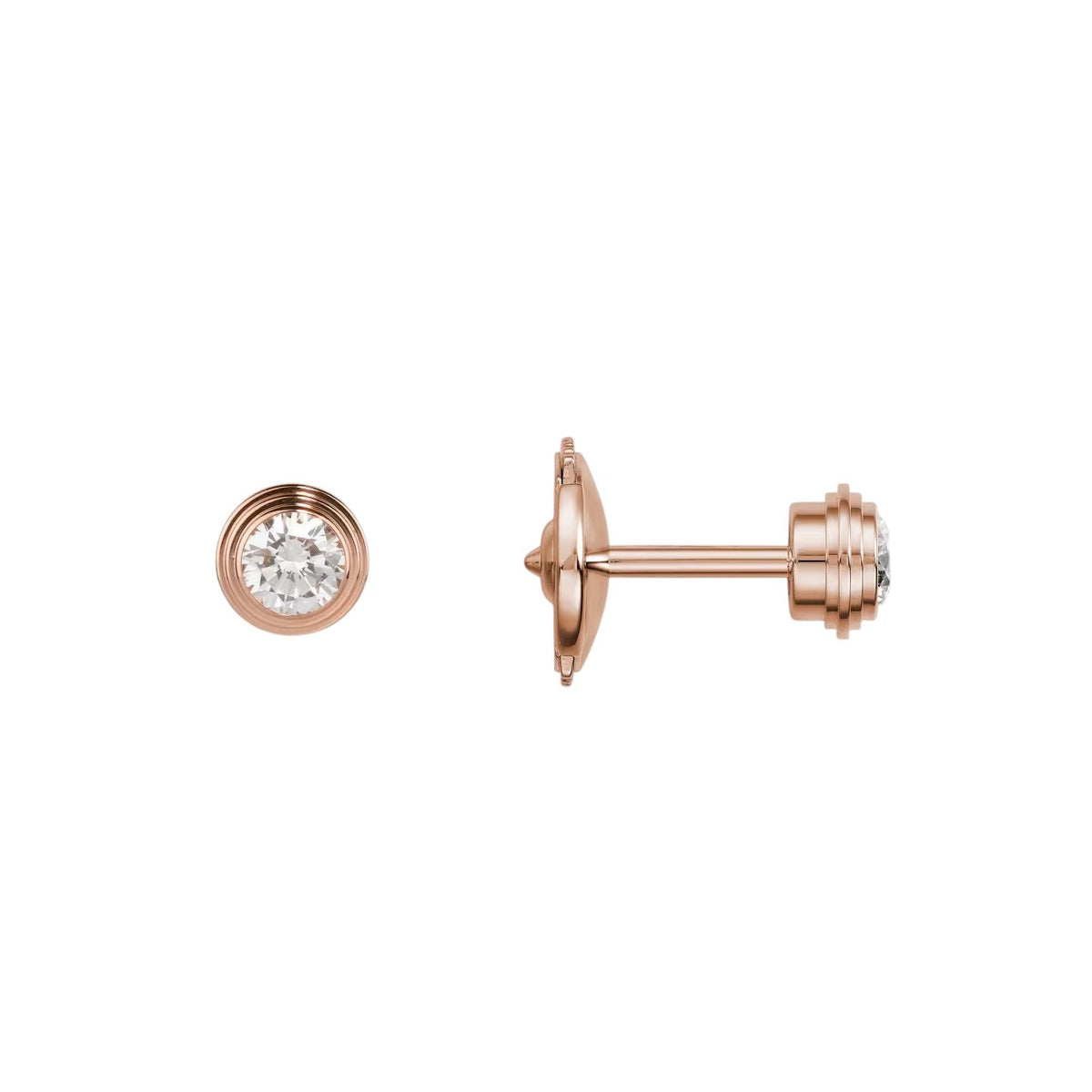 [AW]D'AMOUR 5MM DIAMOND STUD EARRINGS