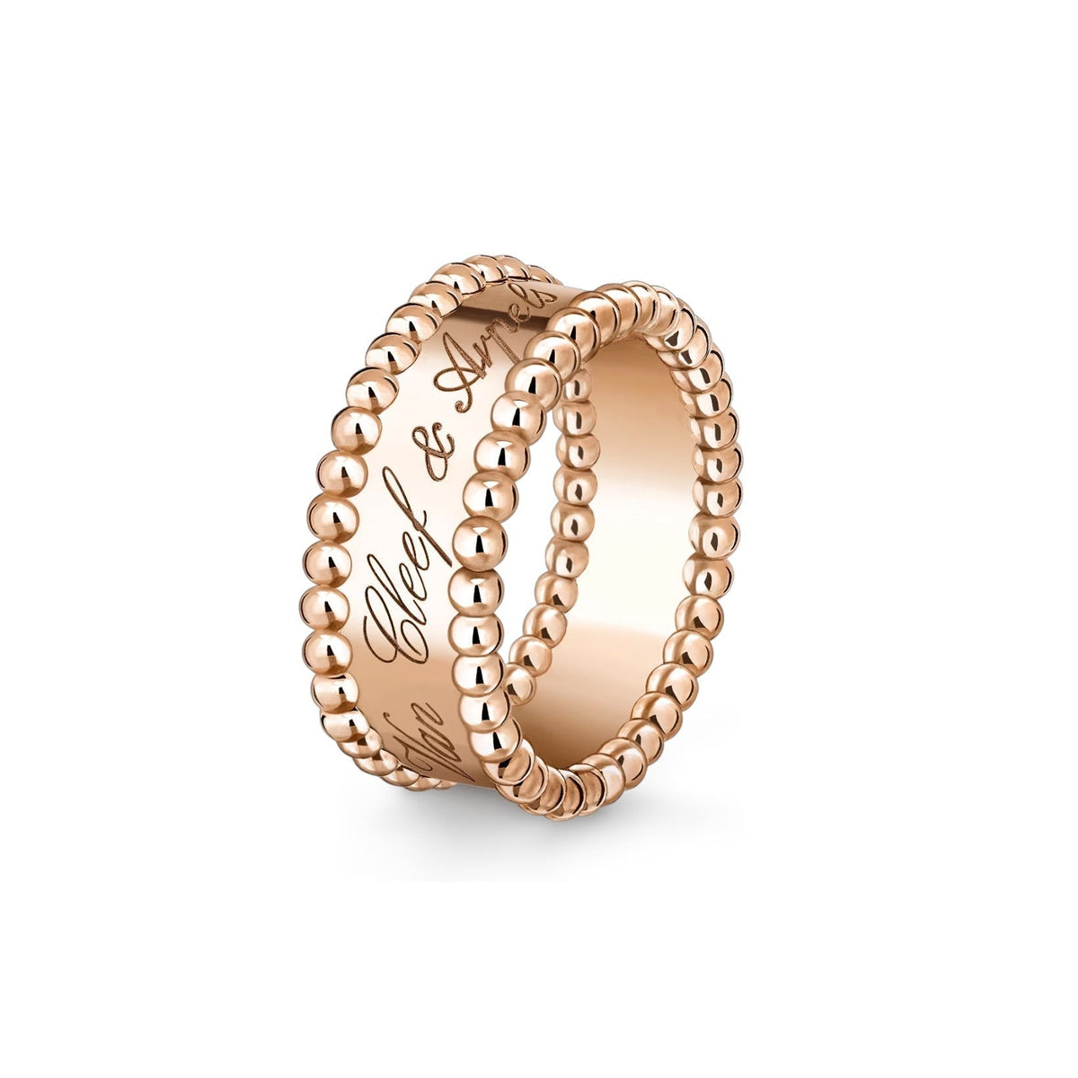 [AW]SIGNATURE DUAL-BEADED BAND RING