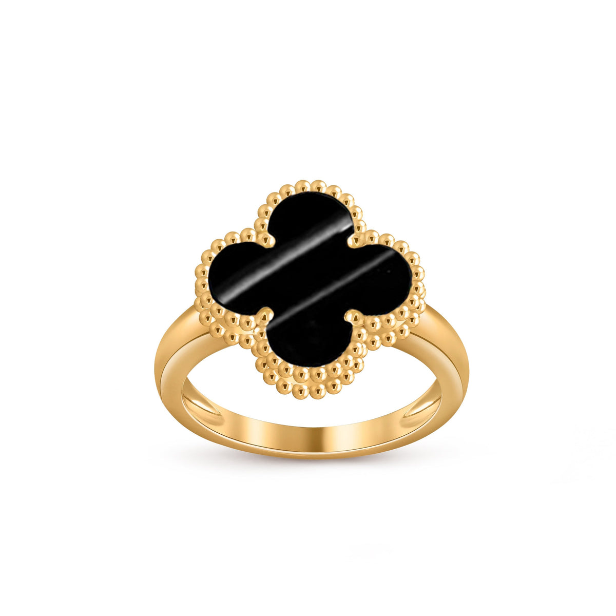 [AW]LUCKY CLOVER VINTAGE GOLD RING COLLECTION