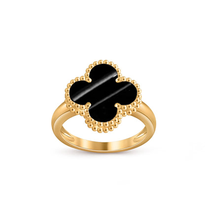 [AW]LUCKY CLOVER VINTAGE GOLD RING COLLECTION