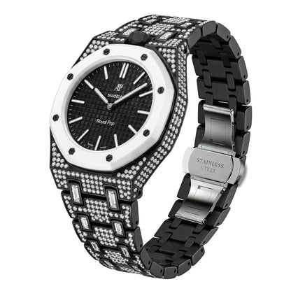 [AW]Royal Oak Pop Exclusive Bioceramic Case & Bioceramic Strap Full Diamond