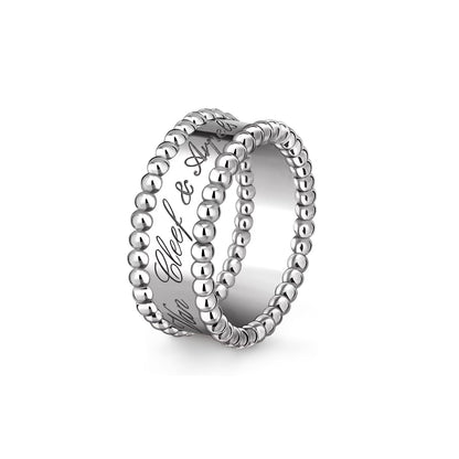 [AW]SIGNATURE DUAL-BEADED BAND RING