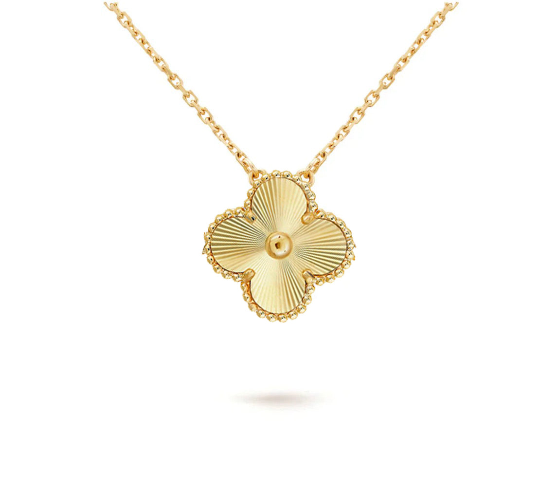 [AW]15MM CLOVER FLOWER PENDANT NECKLACE COLLECTION