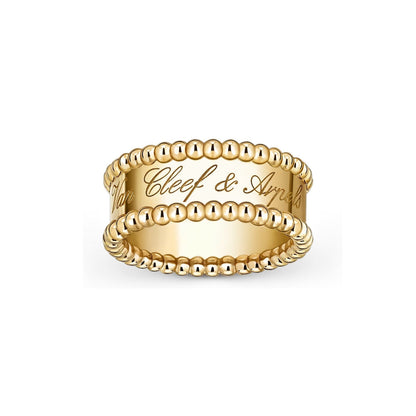 [AW]SIGNATURE DUAL-BEADED BAND RING