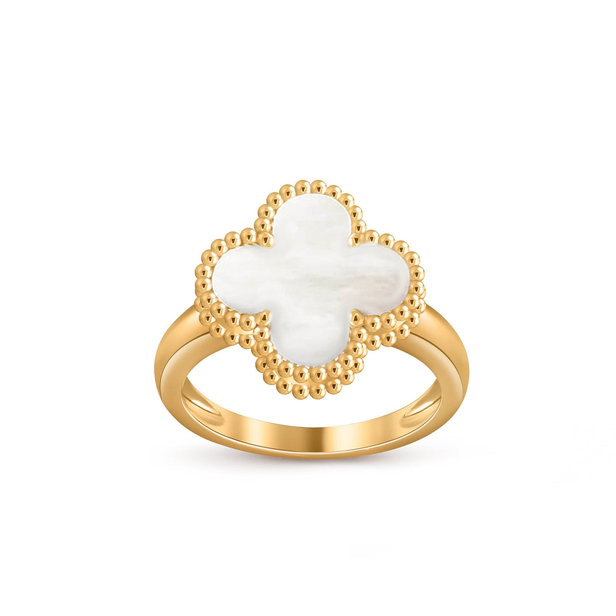 [AW]LUCKY CLOVER VINTAGE GOLD RING COLLECTION