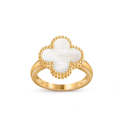 [AW]LUCKY CLOVER VINTAGE GOLD RING COLLECTION