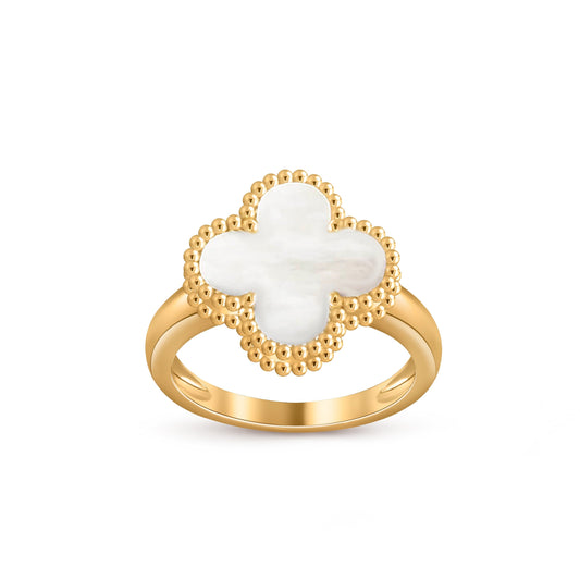 [AW]LUCKY CLOVER VINTAGE GOLD RING COLLECTION