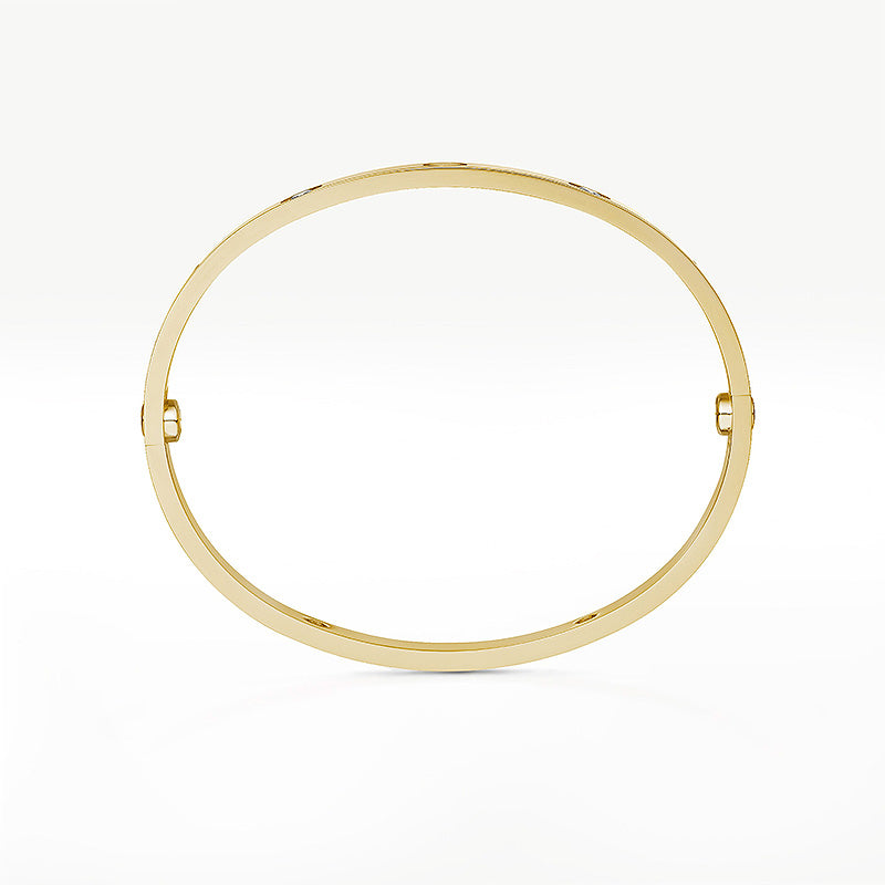 [AW]CLASSIC 6.1MM LOVE BANGLE - 4-DIAMOND