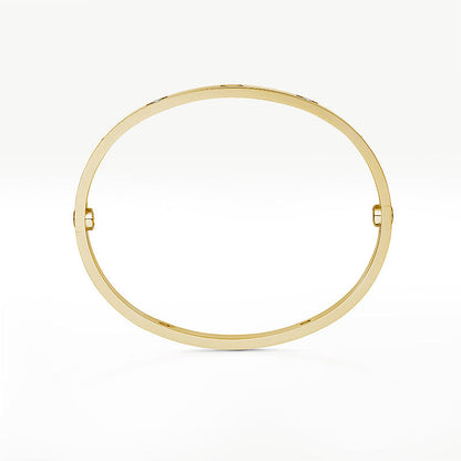 [AW]CLASSIC 6.1MM LOVE BANGLE - 4-DIAMOND