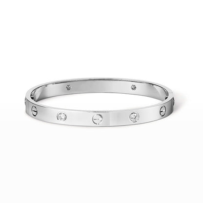 [AW]CLASSIC 6.1MM LOVE BANGLE - 4-DIAMOND