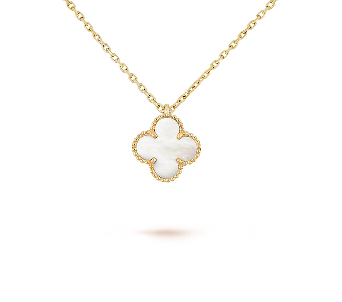 [AW]9.5MM MINI CLOVER PENDANT NECKLACE COLLECTION