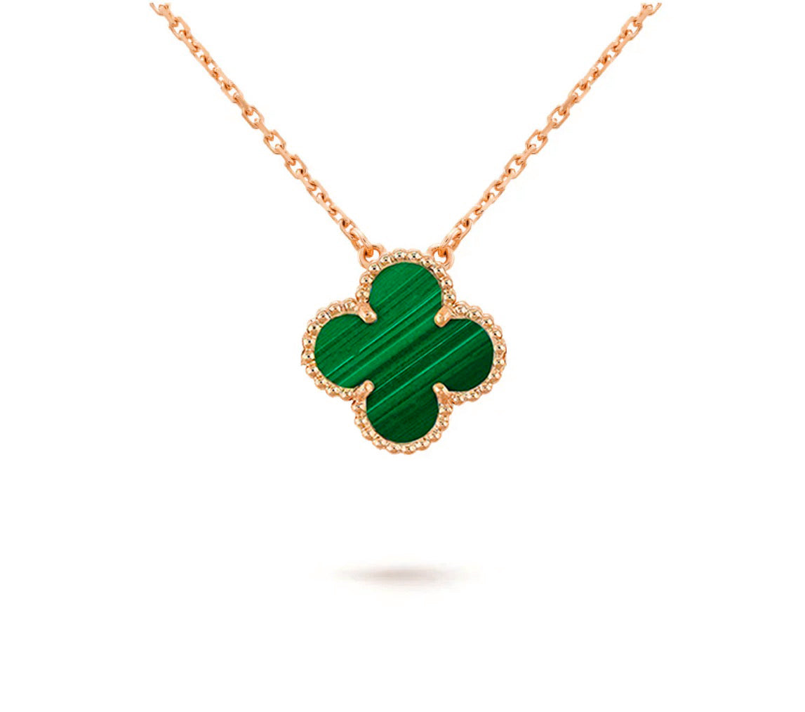 [AW]15MM CLOVER FLOWER PENDANT NECKLACE COLLECTION