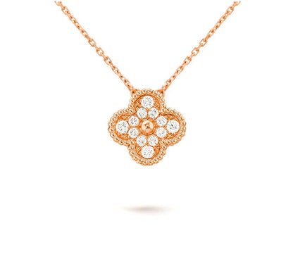 [AW]15MM CLOVER FLOWER PENDANT NECKLACE COLLECTION