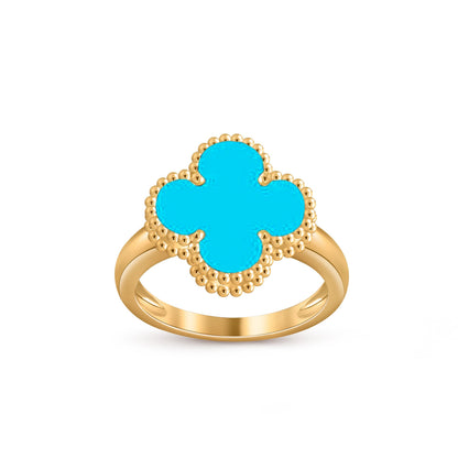 [AW]LUCKY CLOVER VINTAGE GOLD RING COLLECTION