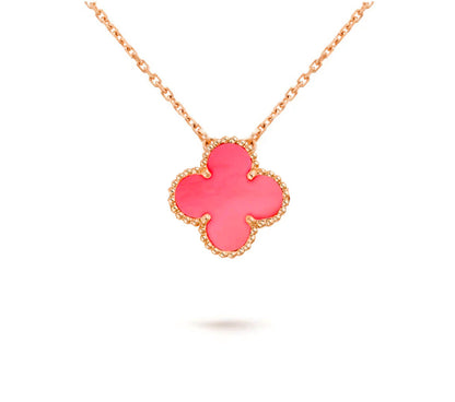 [AW]15MM CLOVER FLOWER PENDANT NECKLACE COLLECTION
