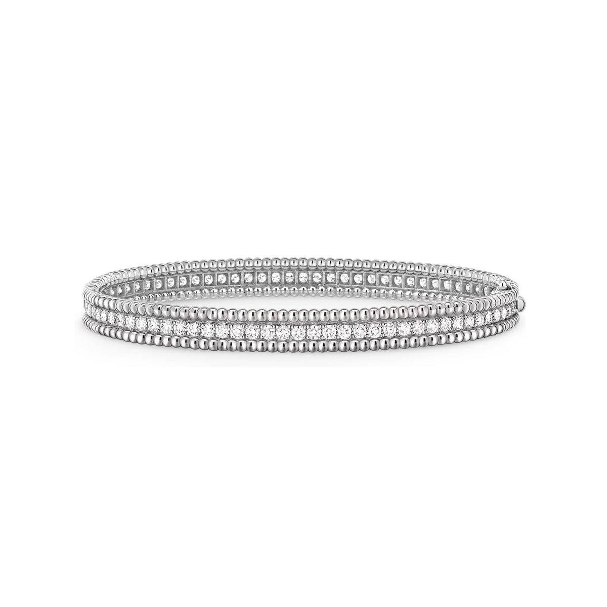[AW]SIGNATURE BEADED CHAIN BRACELET