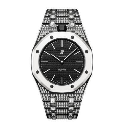 [AW]Royal Oak Pop Exclusive Bioceramic Case & Bioceramic Strap Full Diamond