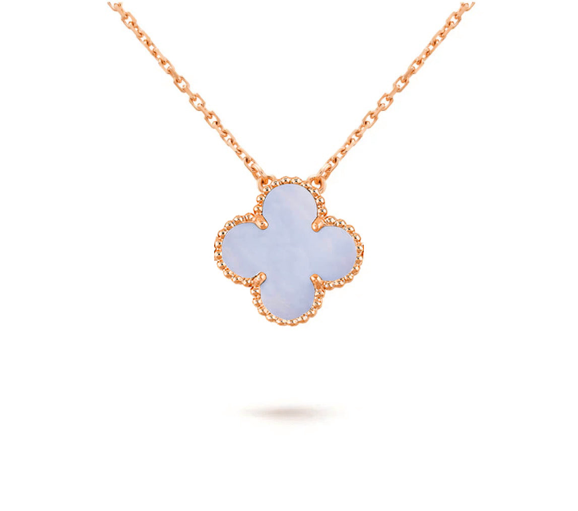 [AW]15MM CLOVER FLOWER PENDANT NECKLACE COLLECTION