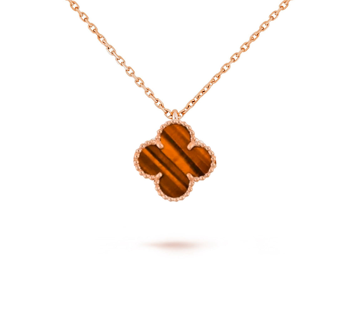 [AW]9.5MM MINI CLOVER PENDANT NECKLACE COLLECTION