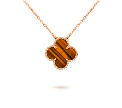 [AW]15MM CLOVER FLOWER PENDANT NECKLACE COLLECTION