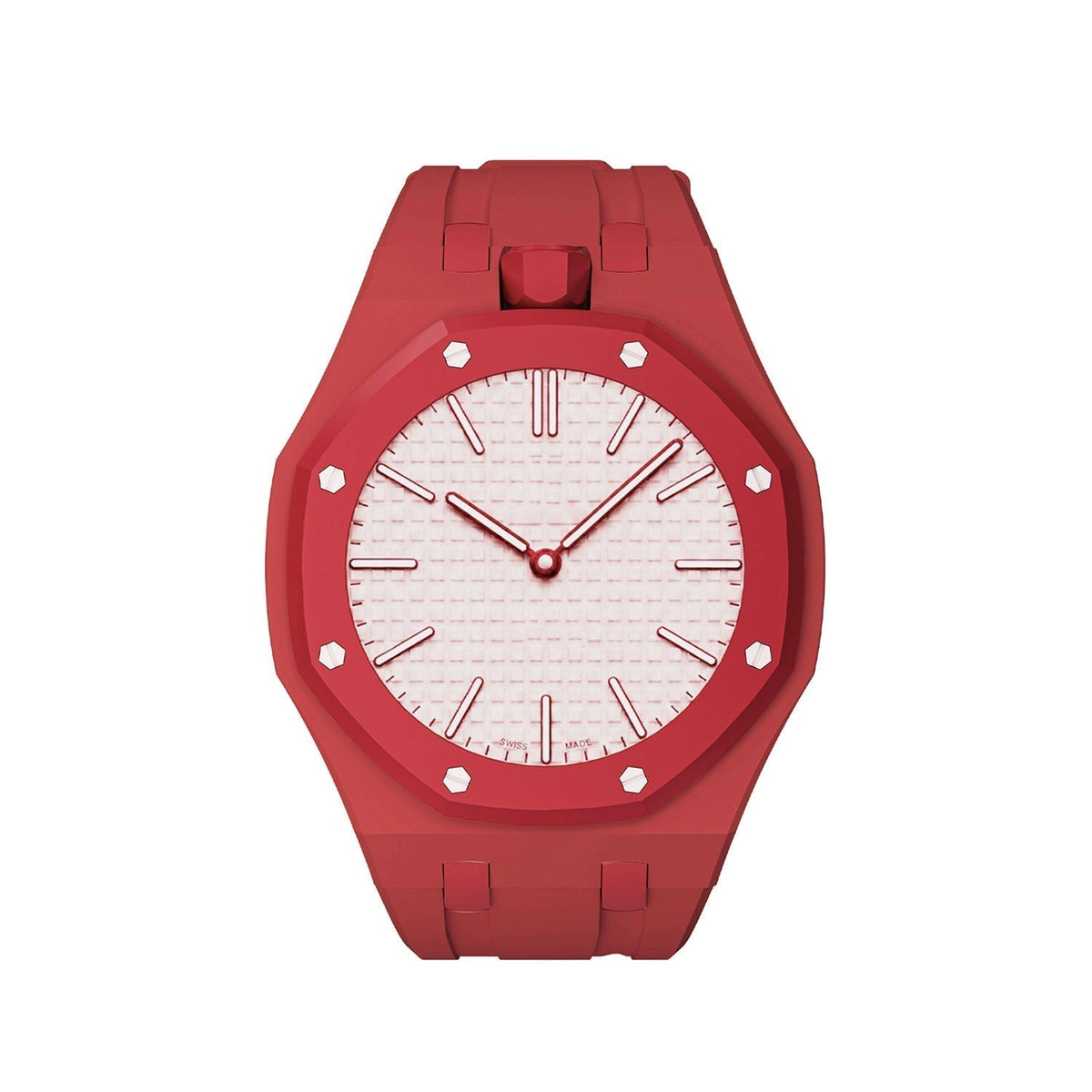 [AW]OAK POP EXCLUSIVE RED SILICONE STRAP