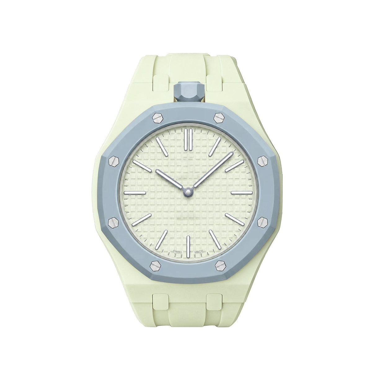 [AW]OAK POP EXCLUSIVE CREAMY YELLOW SILICONE STRAP
