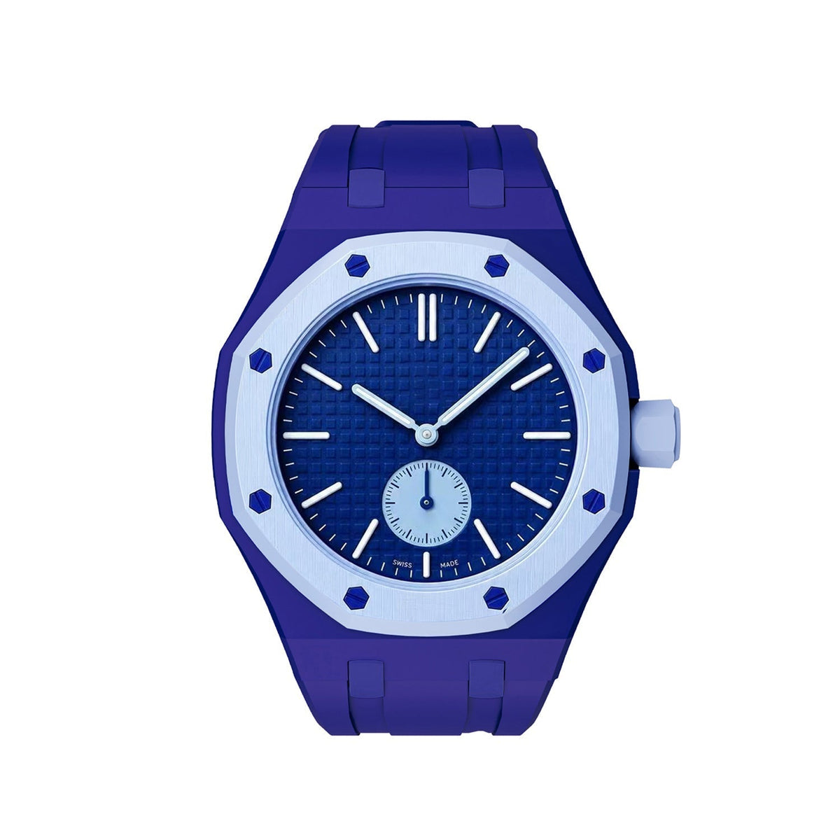 [AW]OAK POP EXCLUSIVE DARK BLUE SILICONE STRAP