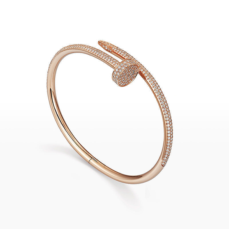 [AW]JUSTE UN CLOU 3.5MM FULL PAVÉ NAIL BANGLE