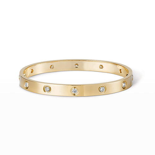 [AW]CLASSIC 6.1MM LOVE BANGLE - 10-DIAMOND