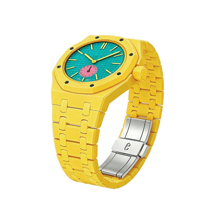 [AW]OAK POP EXCLUSIVE YELLOW BIOCERAMIC STRAP