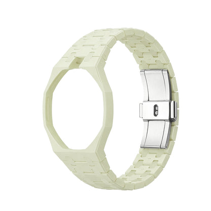 [AW]OAK POP EXCLUSIVE CREAMY YELLOW BIOCERAMIC STRAP