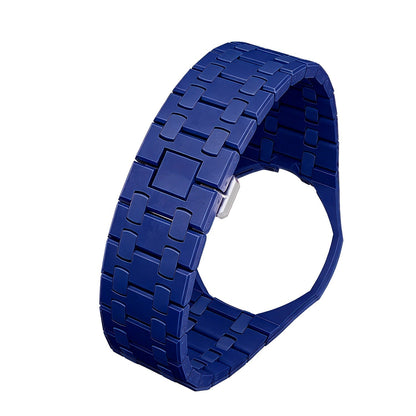 [AW]OAK POP EXCLUSIVE DARK BLUE BIOCERAMIC STRAP