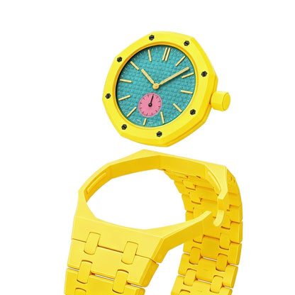 [AW]OAK POP EXCLUSIVE YELLOW BIOCERAMIC STRAP