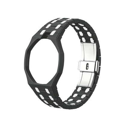 [AW]OAK POP EXCLUSIVE BLACK AND WHITE BIOCERAMIC STRAP