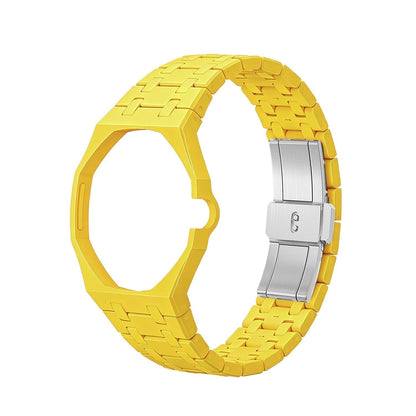 [AW]OAK POP EXCLUSIVE YELLOW BIOCERAMIC STRAP