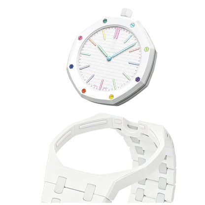 [AW]OAK POP EXCLUSIVE WHITE BIOCERAMIC STRAP