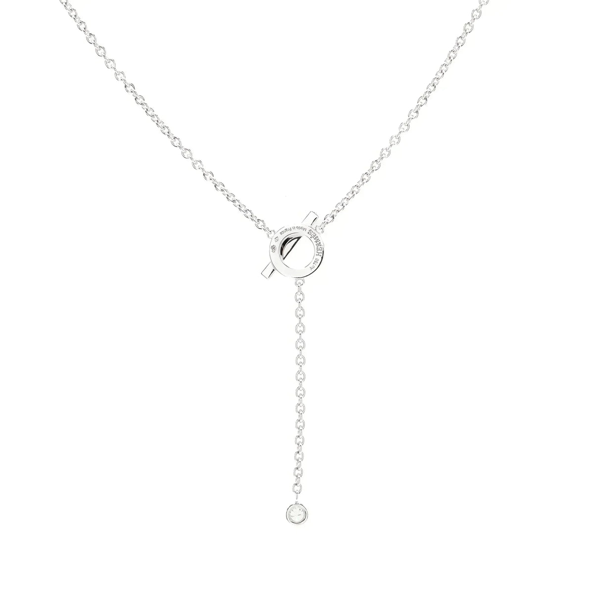 [AW]FINESSE SILVER DIAMOND NECKLACE