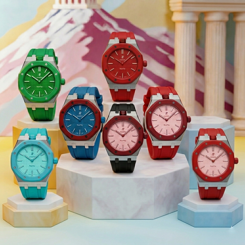 [AW]ROYAL OAK POP EXCLUSIVE STEEL CASE & SILICONE STRAP
