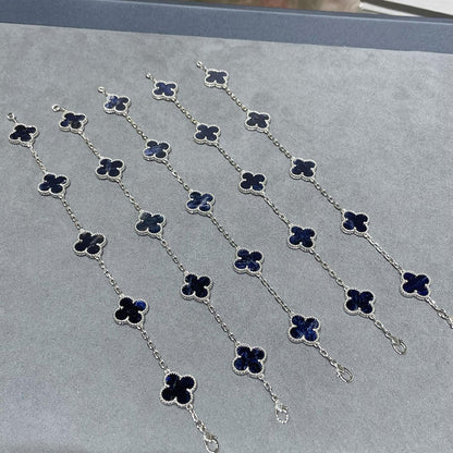 [AW]LUCKY CLOVER 5-MOTIF BRACELET - PIETERSITE COLLECTION
