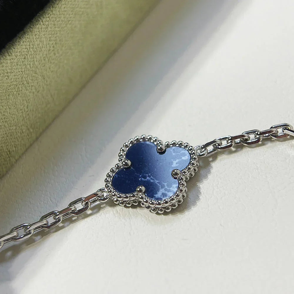 [AW]LUCKY CLOVER 5-MOTIF BRACELET - PIETERSITE COLLECTION