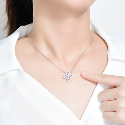 [AW]LOOP NECKLACE FULL MOTIF DIAMOND 16MM MULTIPLE COLORS
