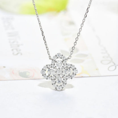 [AW]LOOP NECKLACE FULL MOTIF DIAMOND 16MM MULTIPLE COLORS
