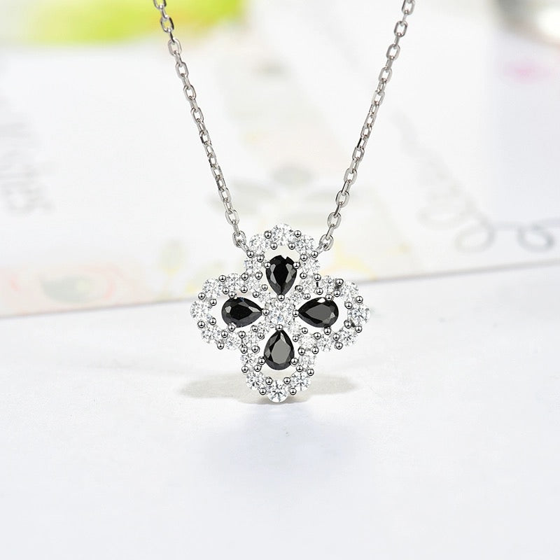 [AW]LOOP NECKLACE FULL MOTIF DIAMOND 16MM MULTIPLE COLORS