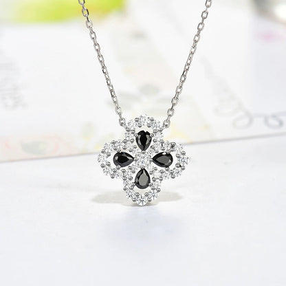 [AW]LOOP NECKLACE FULL MOTIF DIAMOND 16MM MULTIPLE COLORS