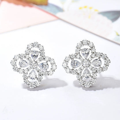 [AW]LOOP EARRINGS FULL MOTIF DIAMOND 16MM