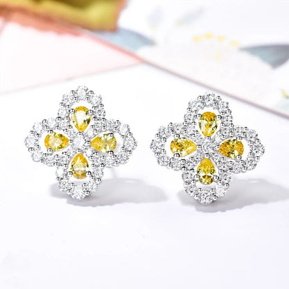 [AW]LOOP EARRINGS FULL MOTIF DIAMOND 16MM