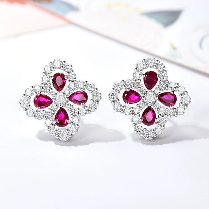 [AW]LOOP EARRINGS FULL MOTIF DIAMOND 16MM