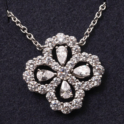 [AW]LOOP NECKLACE FULL MOTIF DIAMOND 16MM MULTIPLE COLORS